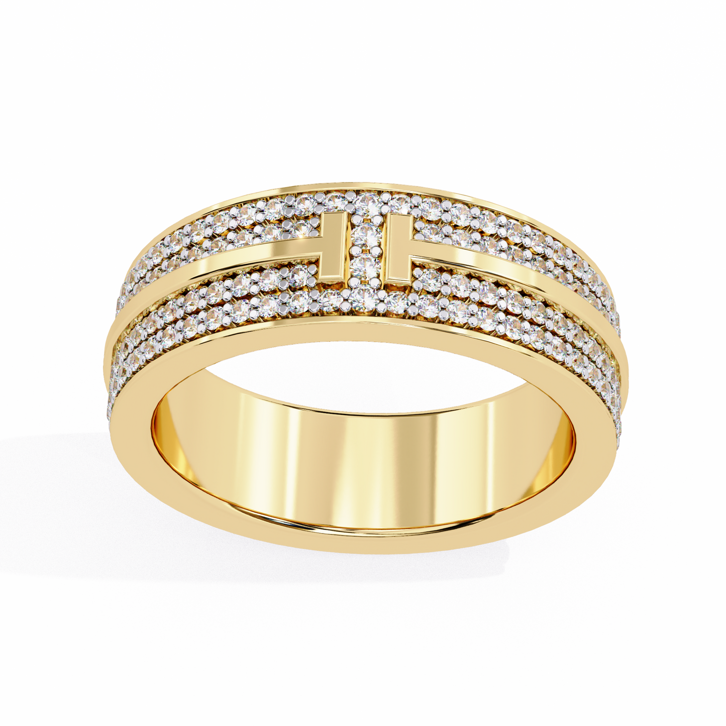 T-Bar Elegance Diamond Band