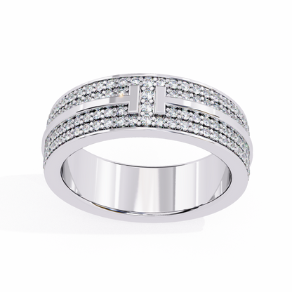 T-Bar Elegance Diamond Band