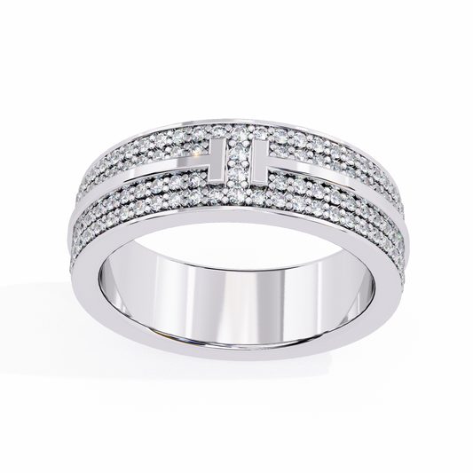 T-Bar Elegance Diamond Band