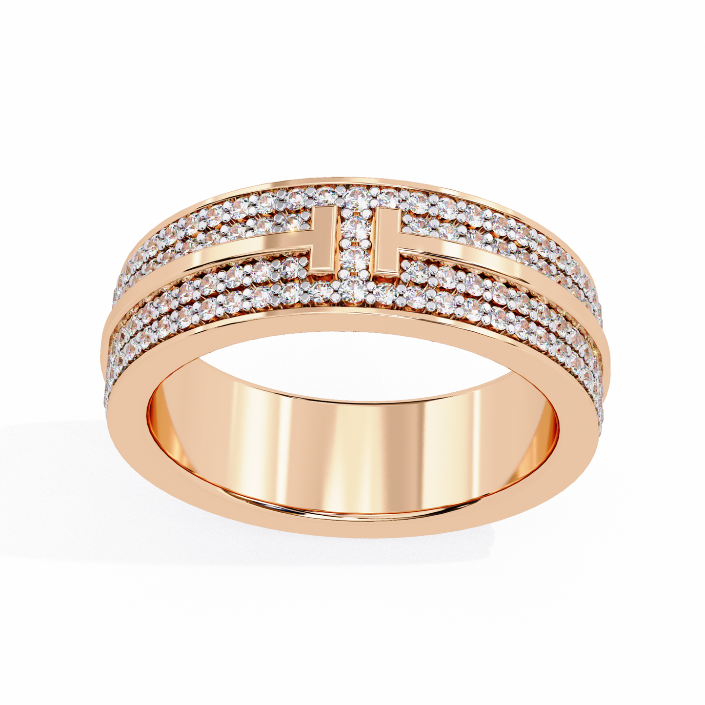 T-Bar Elegance Diamond Band