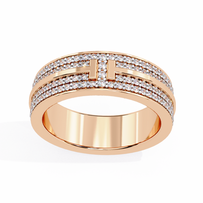 T-Bar Elegance Diamond Band