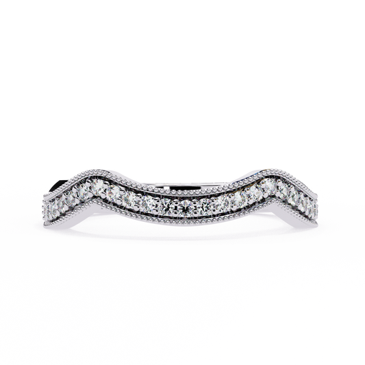 Curved Elegance Diamond Band