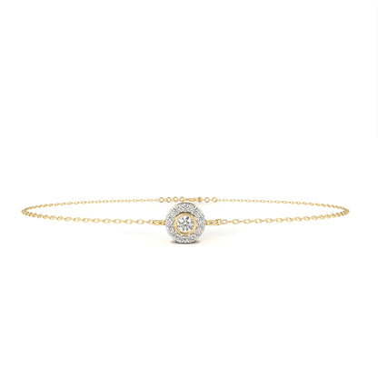 Diamant Halo Armband