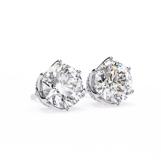 Diamond Crown Studs