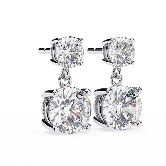 Diamond Duet Earrings