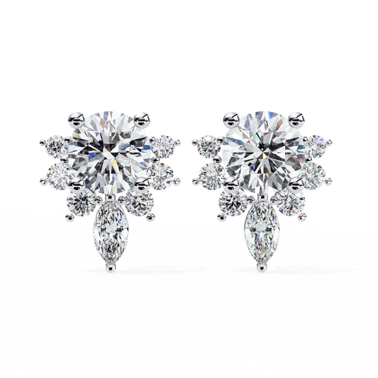 Diamond Starburst Earrings