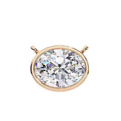 Radiant Aura Lab Grown Diamond Pendant with Chain | Luxury Fine Jewelry