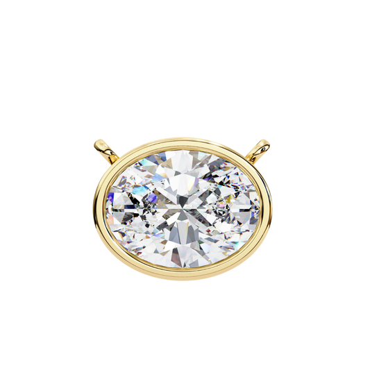 Radiant Aura Lab Grown Diamond Pendant with Chain | Luxury Fine Jewelry
