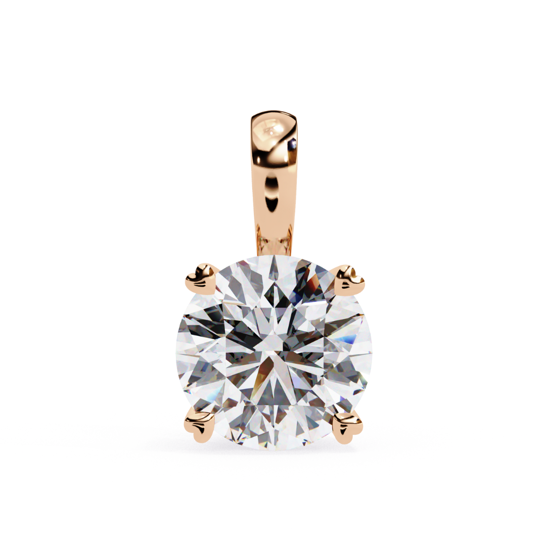 Classic Glow Lab Grown Diamond Pendant in Gold | Timeless Fine Jewelry
