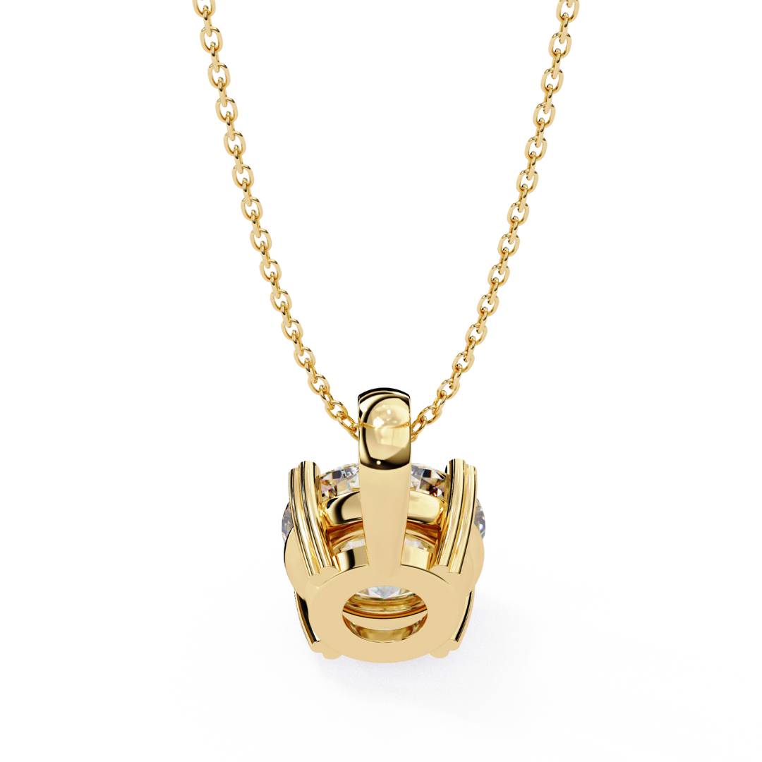 Classic Glow Lab Grown Diamond Pendant in Gold | Timeless Fine Jewelry