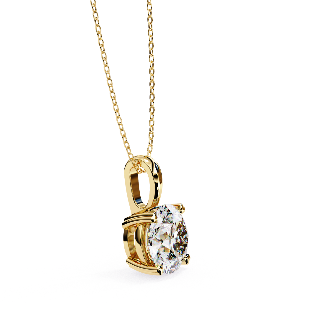 Classic Glow Lab Grown Diamond Pendant in Gold | Timeless Fine Jewelry
