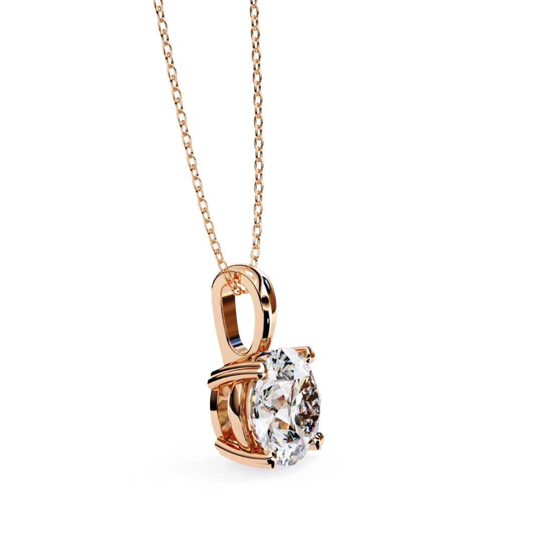 Classic Glow Lab Grown Diamond Pendant in Gold | Timeless Fine Jewelry