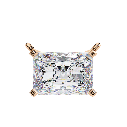 Royal Prism Lab Grown Diamond Pendant with Chain | Luxury Fine Jewelry