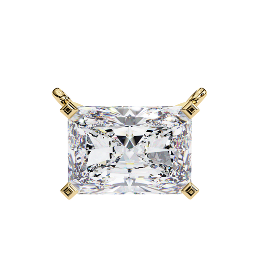 Royal Prism Lab Grown Diamond Pendant with Chain | Luxury Fine Jewelry