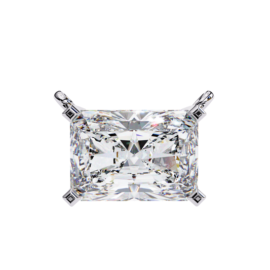Royal Prism Lab Grown Diamond Pendant with Chain | Luxury Fine Jewelry