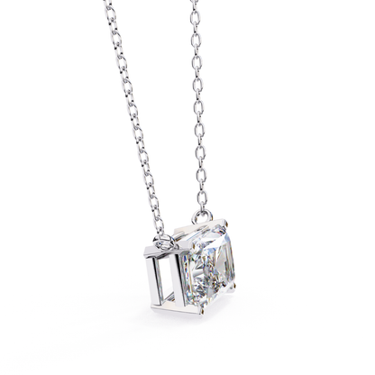 Royal Prism Lab Grown Diamond Pendant with Chain | Luxury Fine Jewelry