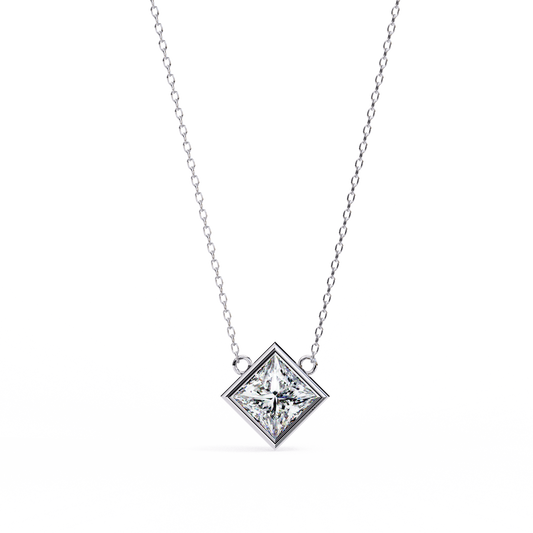 Princess Perfection Diamond Pendant