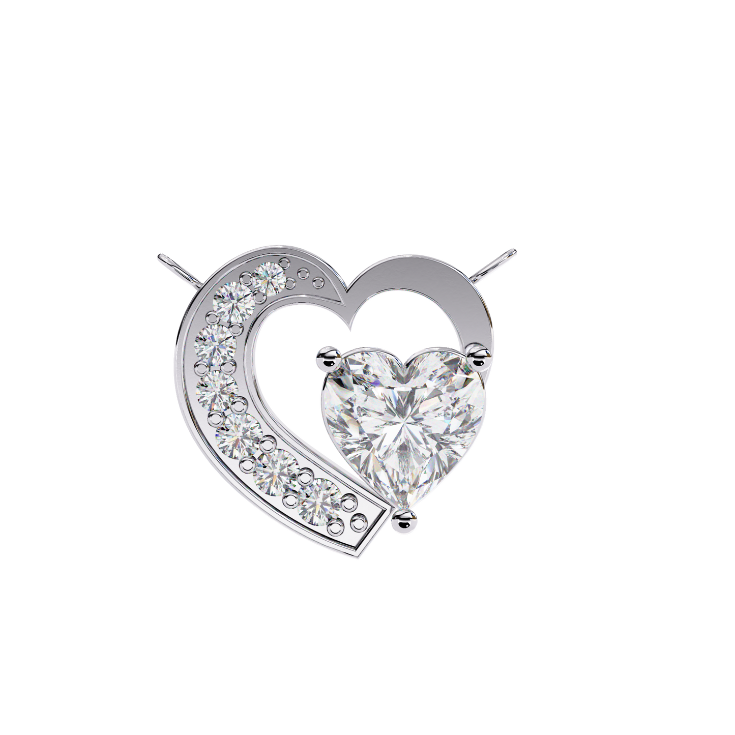 Loving Duo Diamond Pendant