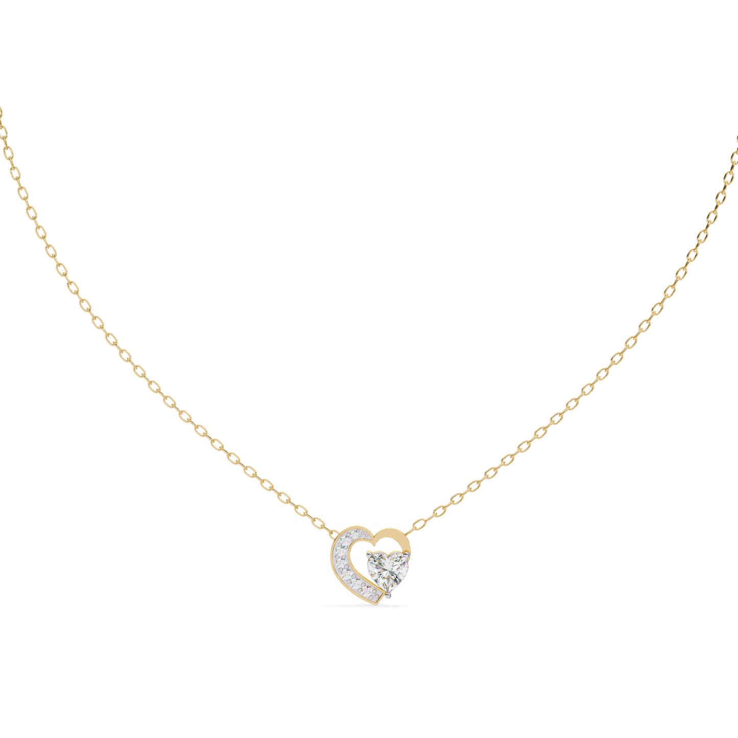 Loving Duo Diamond Pendant