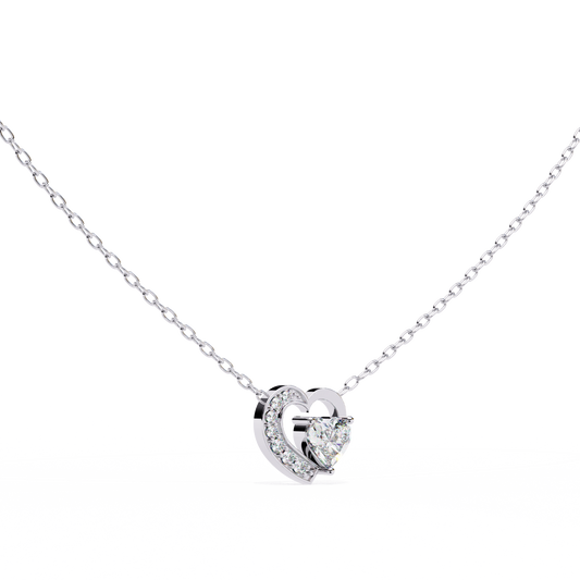 Loving Duo Diamond Pendant