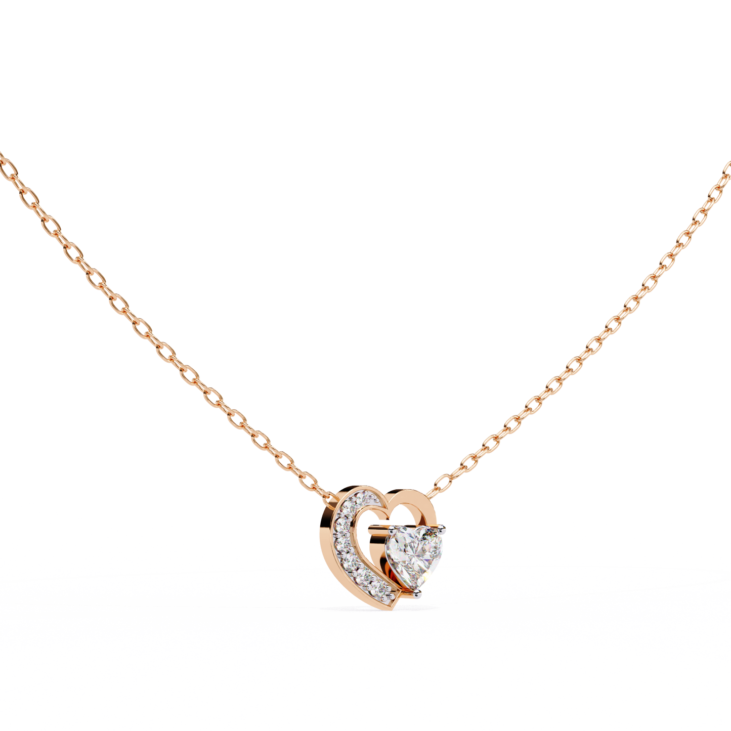 Loving Duo Diamond Pendant