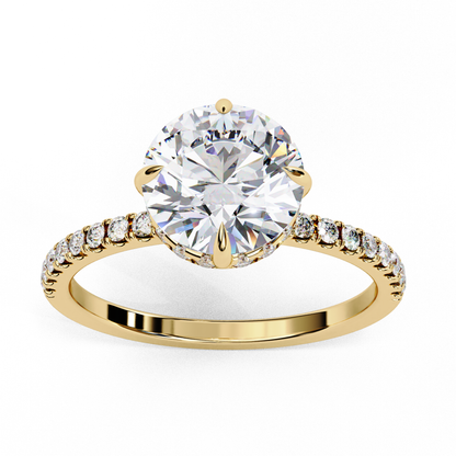 Luxe Round Solitaire Ring