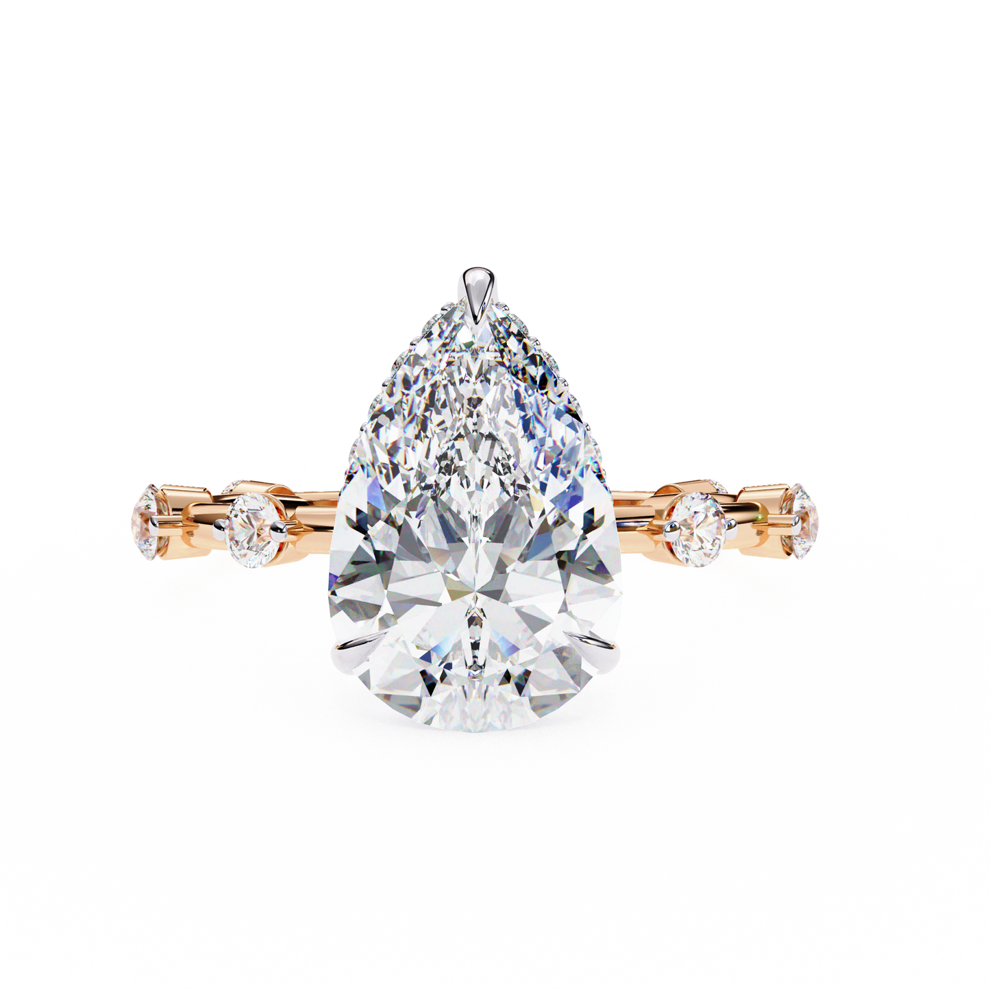 Radiant Pear Diamond Ring