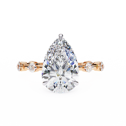 Radiant Pear Diamond Ring