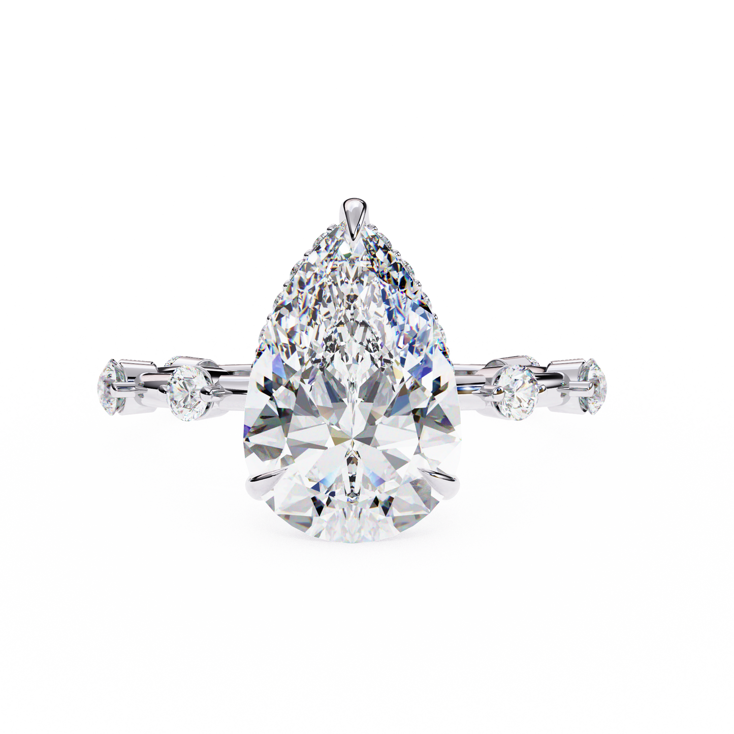 Radiant Pear Diamond Ring