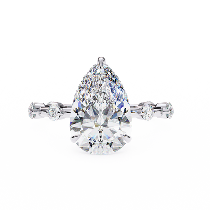 Radiant Pear Diamond Ring