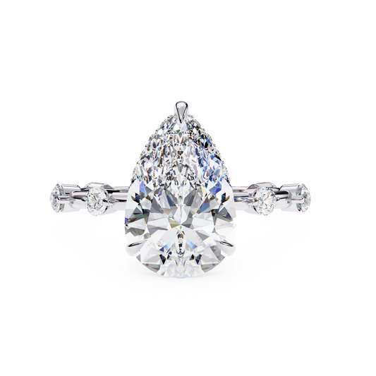 Radiant Pear Diamond Ring