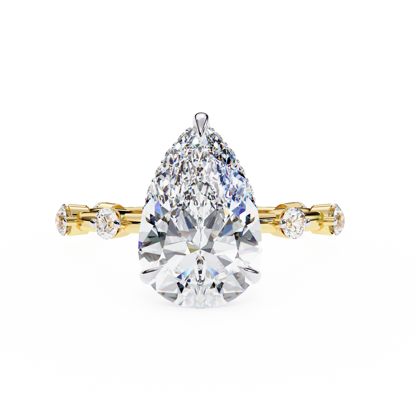 Radiant Pear Diamond Ring