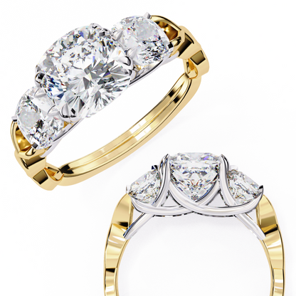 Trifecta of Love Ring