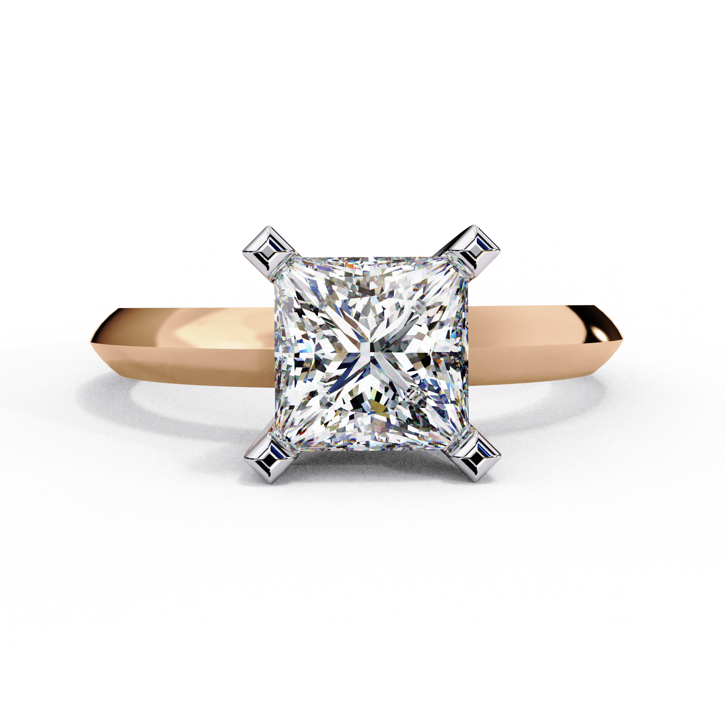 Aurora Princess Solitaire Ring