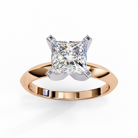 Aurora Princess Solitaire Ring