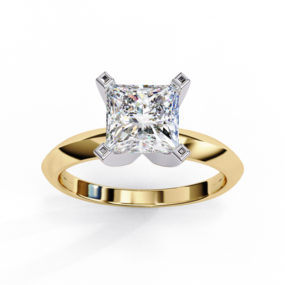 Aurora Princess Solitaire Ring