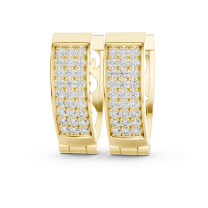 Side view rectangular Pave round diamond hoop earrings
Yellow gold Pave round diamond hoop earrings side profile
Rectangular diamond hoop earrings side angle
Side view round diamond hoop earrings yellow gold
Pave set round diamond earrings side perspective
Yellow gold rectangular hoop earrings round diamonds
Side profile Pave diamond hoop earrings
Round diamond hoop earrings rectangular frame side view
Yellow gold diamond hoop earrings side angle
Rectangular Pave round diamond earrings side detail view