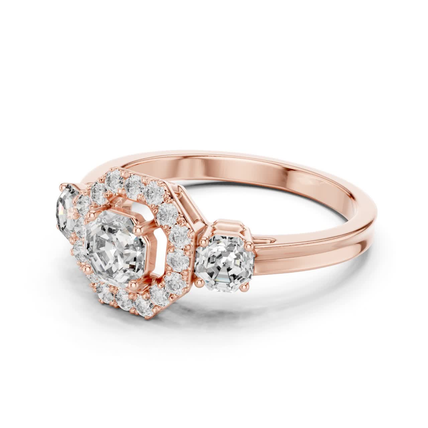 Rose gold Asscher halo diamond ring angled view
Angled rose gold Asscher halo diamond ring design
Rose gold halo Asscher diamond ring angled display
Asscher diamond ring in rose gold angled view
Rose gold halo engagement diamond ring design
Angled rose gold ring with Asscher halo setting
Rose gold Asscher cut halo ring with diamonds
Rose gold halo diamond ring in angled position
Asscher halo ring in rose gold angled display
Rose gold diamond halo ring with Asscher center