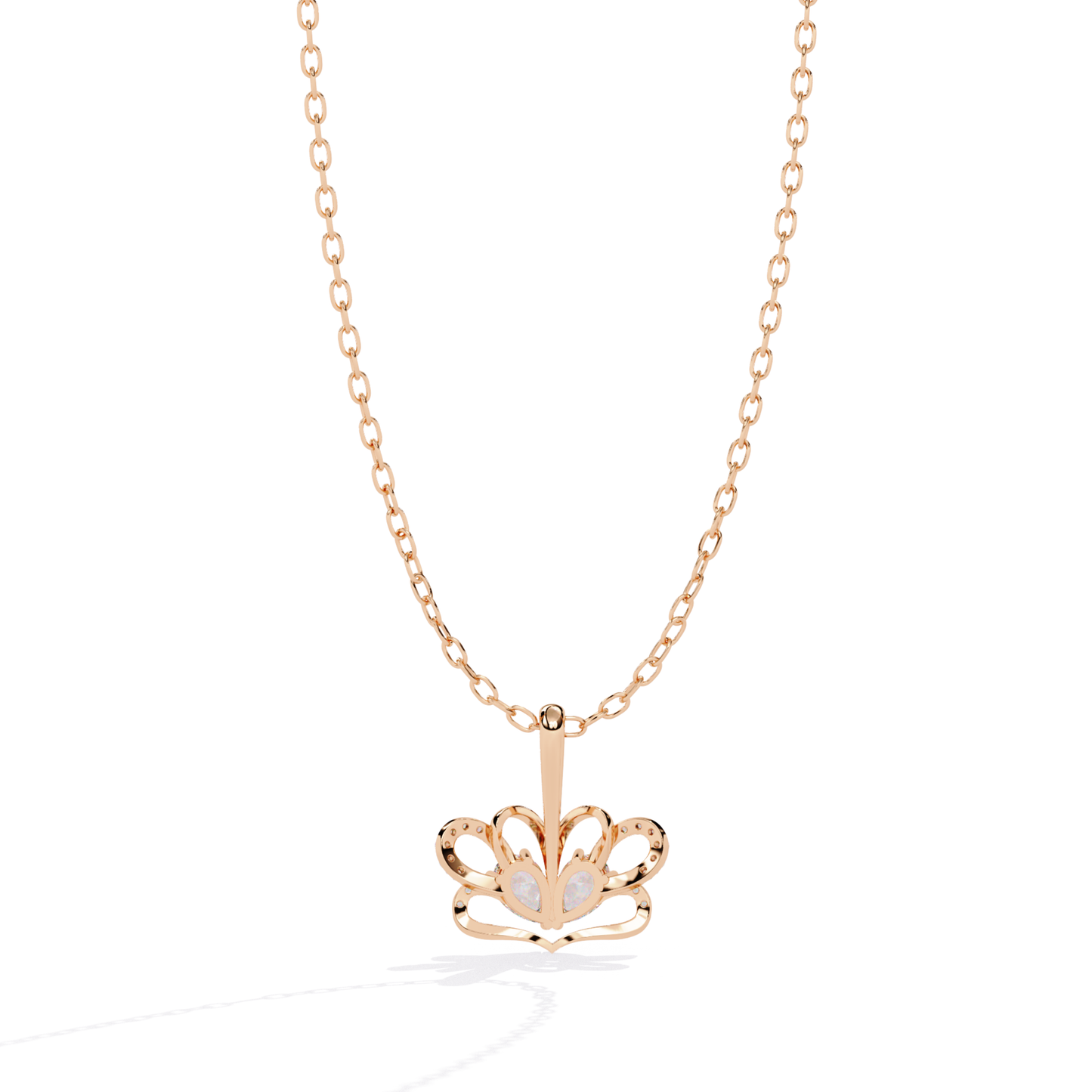 Rose gold butterfly pear round diamond pendant back view
Back view of butterfly pear round diamond pendant
Rose gold butterfly pendant rear view
Butterfly pendant back with pear and round diamonds
Rose gold pear round diamond necklace back view
Polished butterfly pendant reverse side
Rear profile of butterfly diamond pendant
Rose gold mixed cut diamond pendant back
Butterfly pendant back detail in rose gold
Rose gold butterfly necklace reverse view