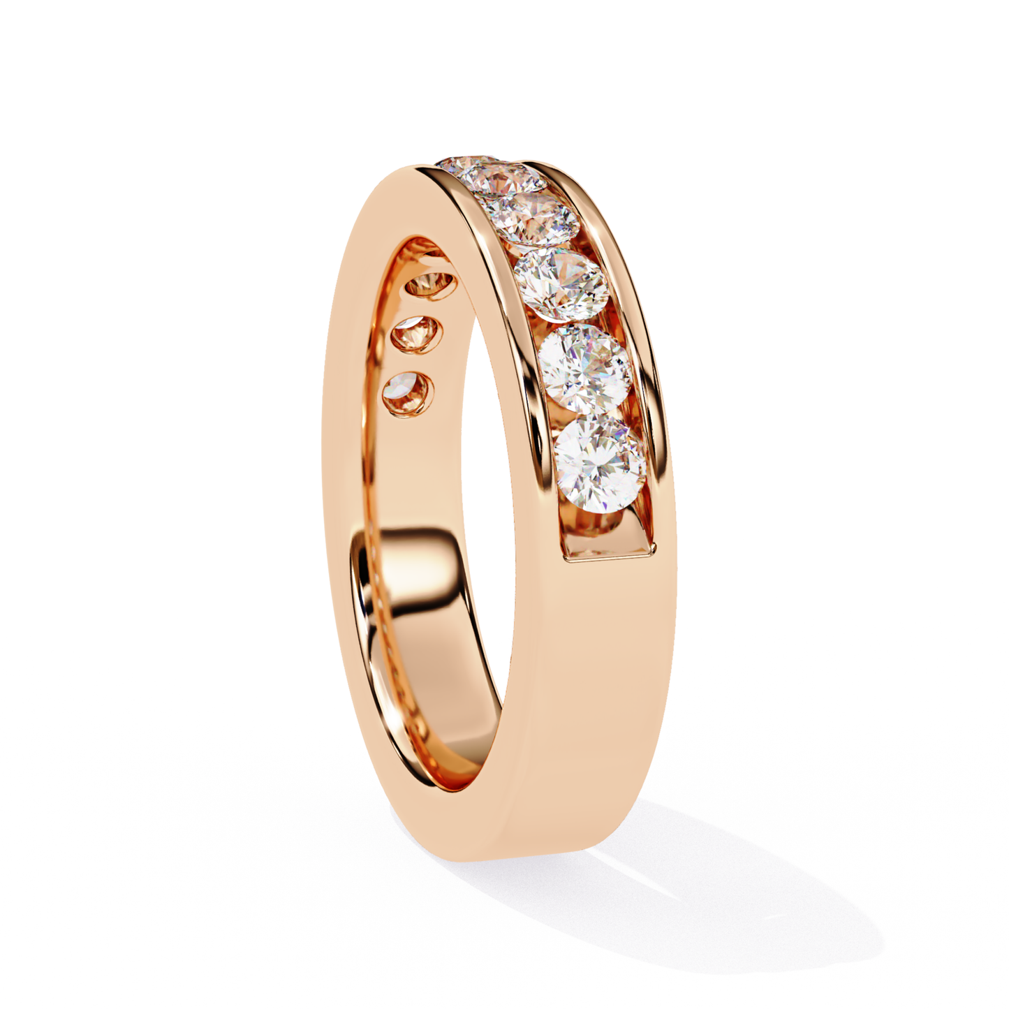 Rose gold channel diamond band side view
Channel set diamond rose gold ring side
Rose gold diamond band angled view
Side view rose gold channel diamond ring
Rose gold ring with channel diamonds side
Diamond channel band rose gold side view
Rose gold diamond band profile view
Channel diamond rose gold ring angle
Rose gold channel diamond ring profile
Side angle rose gold diamond band