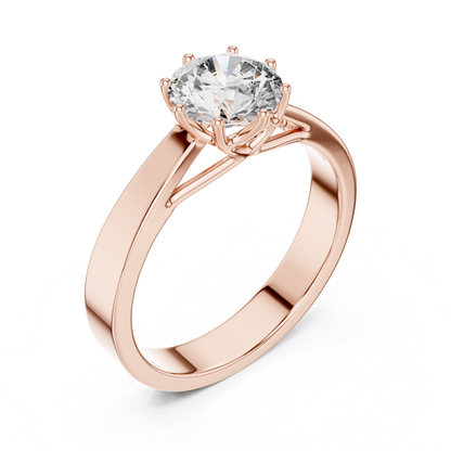 Round Diamond Solitaire Rose Gold Profile View
Classic Round Diamond Engagement Rose Gold Profile View
Six Prong Round Diamond Rose Gold Profile View
Plain Band Round Diamond Solitaire Rose Gold Profile View
Polished Rose Gold Round Diamond Profile View
Minimal Round Diamond Rose Gold Profile View
Secure Prong Round Solitaire Rose Gold Profile View
Brilliant Round Diamond Band Rose Gold Profile View
Elegant Round Solitaire Rose Gold Profile View
Rose Gold Diamond Engagement Profile View