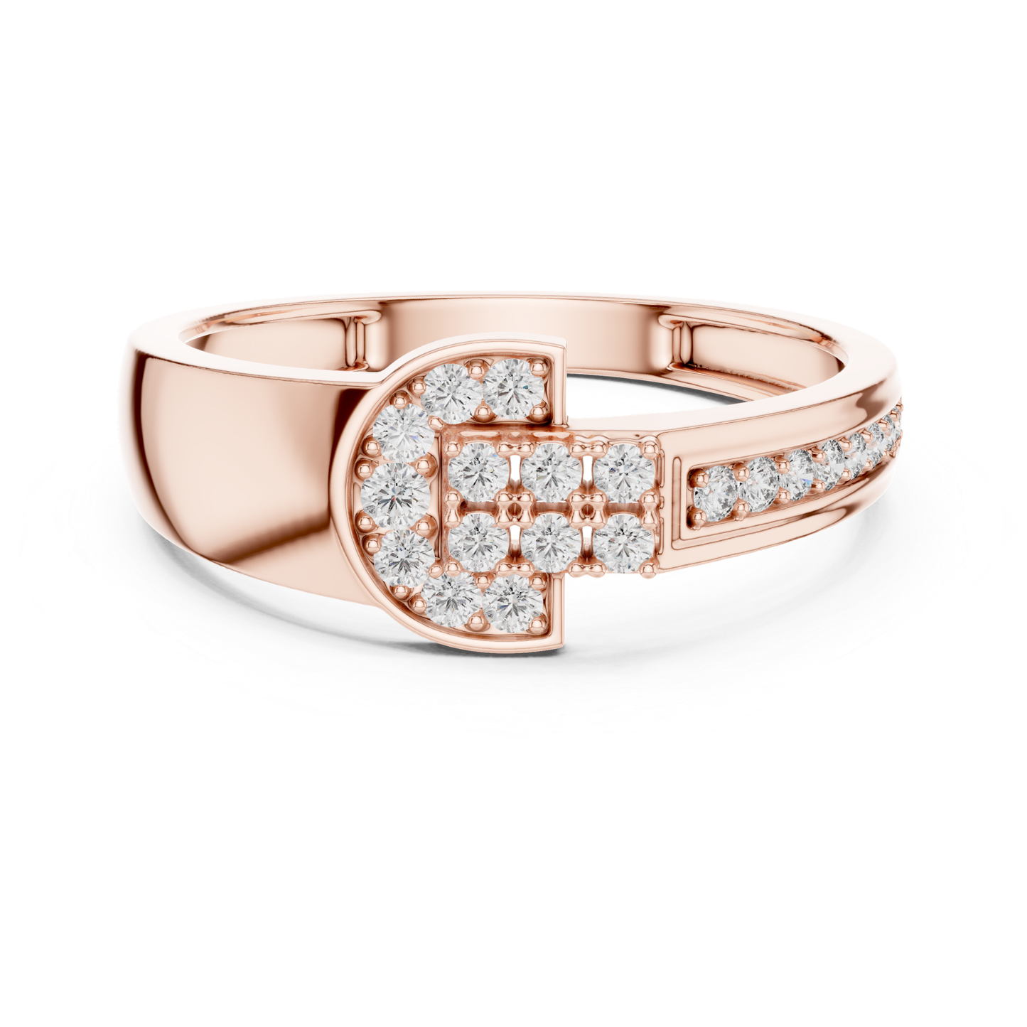 Rose gold cluster diamond fashion ring
Diamond signet ring in rose gold design
Round diamond cluster band ring style
Rose gold geometric diamond ring design
Modern diamond signet style ring band
Rose gold ring with diamond cluster setting
Contemporary diamond band ring design
Cluster set round diamond ring style
Rose gold statement diamond ring design
Diamond accented rose gold ring band