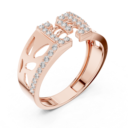 Rose gold cutout diamond open ring design
Modern rose gold abstract diamond band
Rose gold artistic openwork ring with diamonds
Contemporary rose gold cutout statement ring
Bold rose gold designer ring with diamonds
Rose gold sculpted band with round diamonds
Elegant rose gold abstract diamond ring
Rose gold fashion open band with diamonds
Luxury rose gold cutout diamond statement ring
Rose gold decorative openwork ring with diamonds