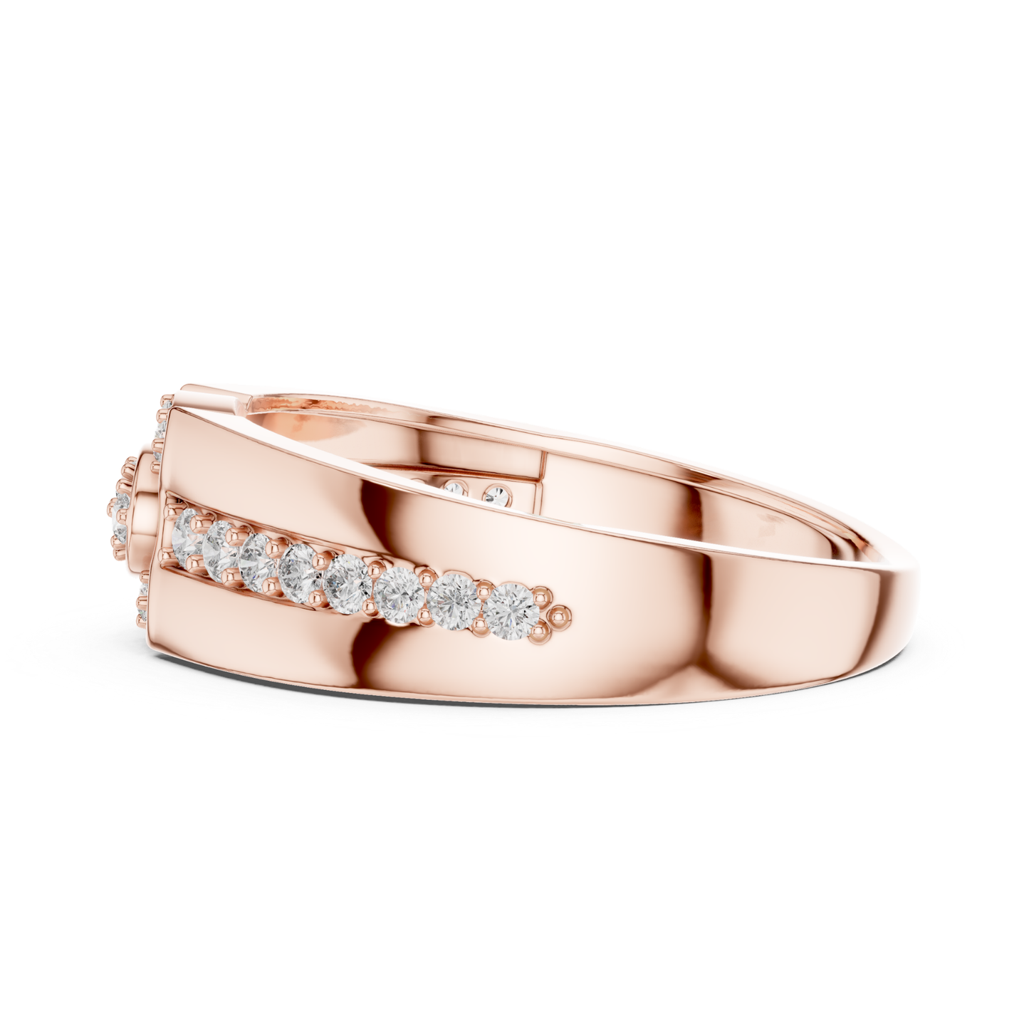 Side view rose gold diamond floral ring
Rose gold diamond band side profile
Side angle round diamond rose ring
Rose gold floral ring profile view
Side perspective rose gold diamond band
Rose gold accent diamond ring side view
Profile view round diamond rose band
Rose gold diamond ring angled profile
Side detail rose gold floral ring
Rose gold diamond band perspective view