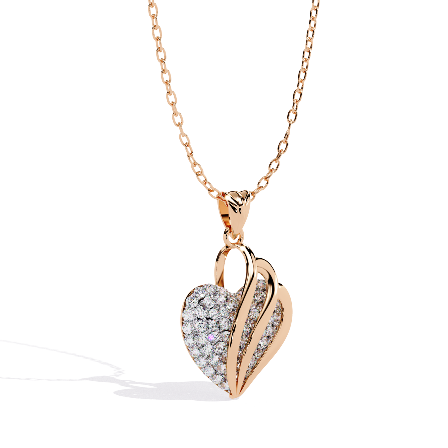 Diamond Heart Swirl Pendant in Rose Gold
Rose Gold Heart Pendant Side Angle
Twisted Heart Diamond Pendant Rose Gold
Side Angle Pave Heart Pendant Rose Gold
Rose Gold Curved Heart Diamond Pendant
Heart Shape Diamond Pendant in Rose Gold
Rose Gold Layered Heart Pendant Design
Modern Heart Diamond Pendant Rose Gold
Rose Gold Open Heart Diamond Pendant
Elegant Diamond Heart Pendant Rose Gold