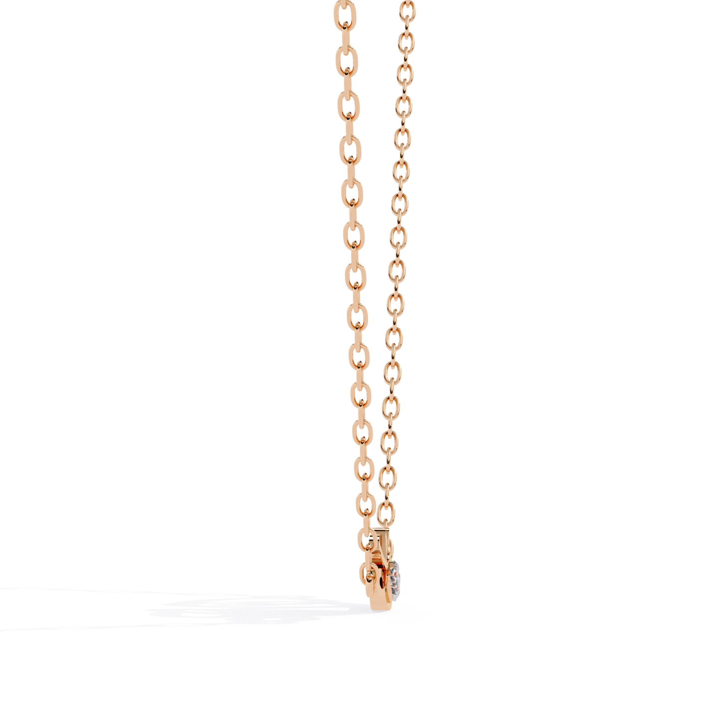 Rose Gold Diamond Initial Style Necklace Side View
Side profile of rose gold initial pendant
Edge view showing diamond initial necklace
Polished initial charm from the side
Slim pendant profile with diamond detail
Fine rose gold chain holding pendant
Diamond accent visible on side profile
Decorative initial jewelry viewed sideways
Minimal rose gold pendant profile
Detailed side look of initial necklace