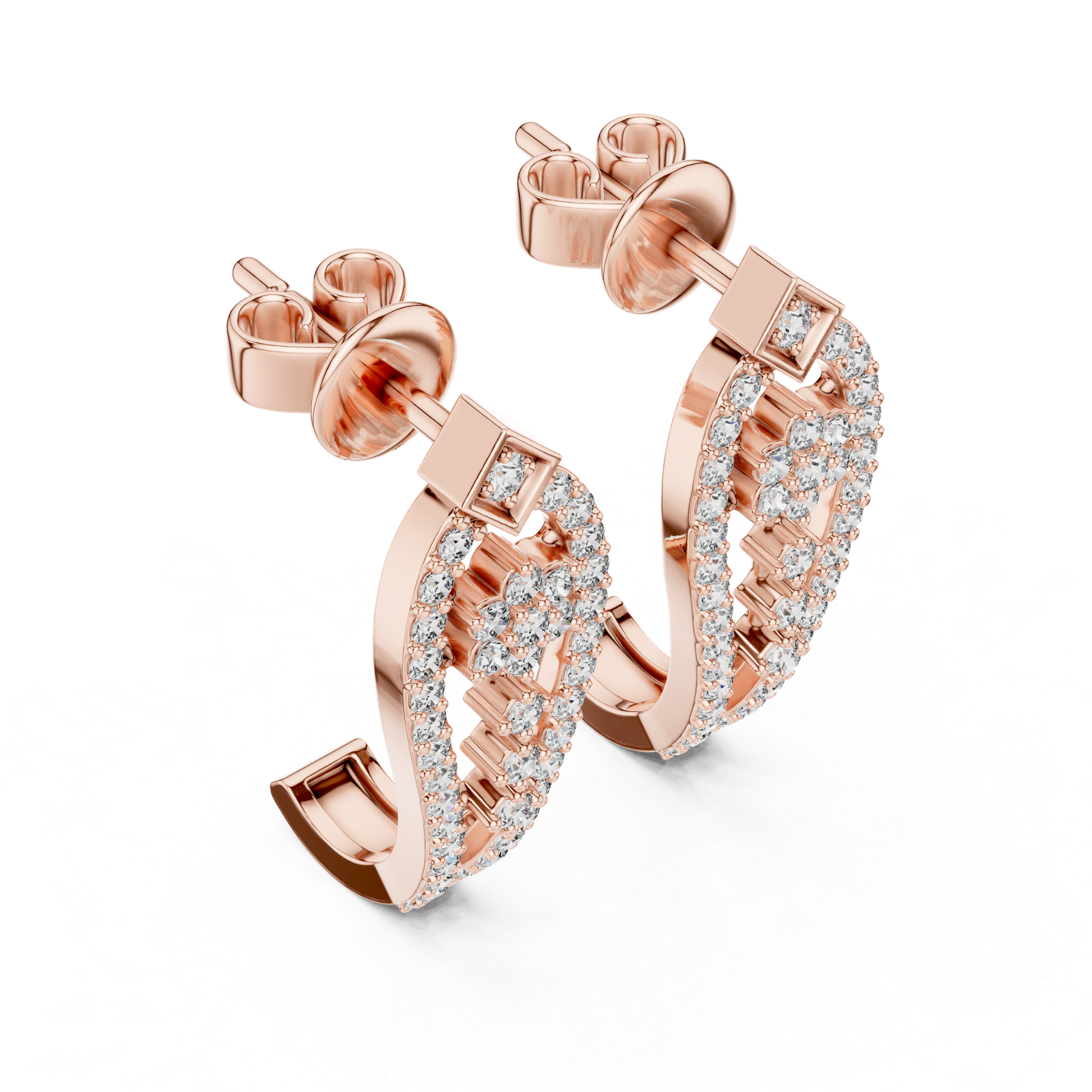 Rose Gold Diamond Open Drop Earrings Angle View
Rose Gold Diamond Drop Earrings Perspective View
Rose Gold Diamond Earrings Front Angle View
Open Frame Diamond Drop Earrings Rose Gold Angle Shot
Rose Gold Pave Diamond Drop Earrings Angle View
Rose Gold Diamond Dangle Earrings Three Quarter View
Rose Gold Diamond Earrings Multi Angle Display
Diamond Open Drop Earrings Side Angle View
Rose Gold Diamond Fashion Earrings Angle View
Rose Gold Openwork Diamond Earrings Perspective View