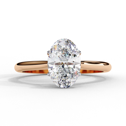 Diamond ring in rose gold
Classic rose gold solitaire ring
Diamond set in rose gold band
Solitaire diamond with rose gold band
Elegant diamond in a rose gold setting
Rose gold ring with a brilliant diamond
Simple rose gold diamond ring
Diamond solitaire ring in rose gold
Rose gold engagement ring with diamond
Exquisite diamond in a rose gold band