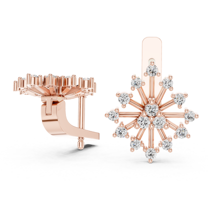 Rose gold diamond sunburst earrings side front view
Rose gold diamond starburst earrings side view
Rose gold diamond cluster earrings front view
Sunburst diamond earrings rose gold side profile
Round diamond multi stone earrings rose gold front view
Rose gold diamond stud earrings side angle
Diamond sunburst earrings rose gold pair
Rose gold diamond earrings side front view
Diamond cluster earrings rose gold design
Rose gold round diamond starburst earrings view