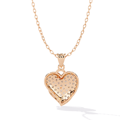 Rose gold double heart diamond pendant back view
Back view of rose gold heart pendant necklace
Rose gold heart pendant rear profile
Double heart diamond pendant back detail
Rose gold pendant with polished back
Heart shaped diamond pendant rear view
Rose gold open heart pendant back side
Back profile of double heart pendant
Rose gold diamond pendant reverse view
Rose gold heart necklace back design